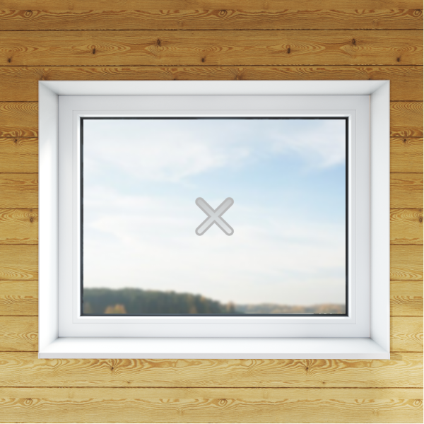 Окно глухое 900*700 мм