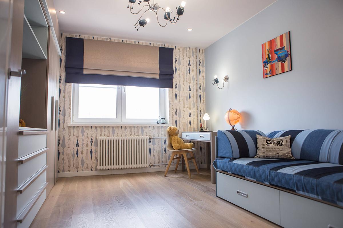 Экологичный тканевый потолок в подростковой комнате Экологичный тканевый потолок в подростковой комнате