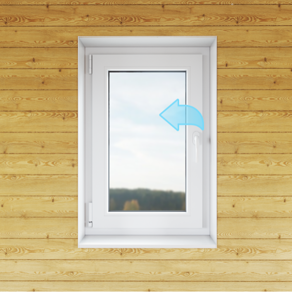 Окно одностворчатое 600*900 мм, поворотное Окно одностворчатое 600*900 мм, поворотное