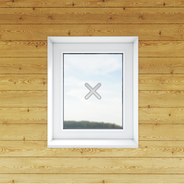 Окно глухое 500*600 мм