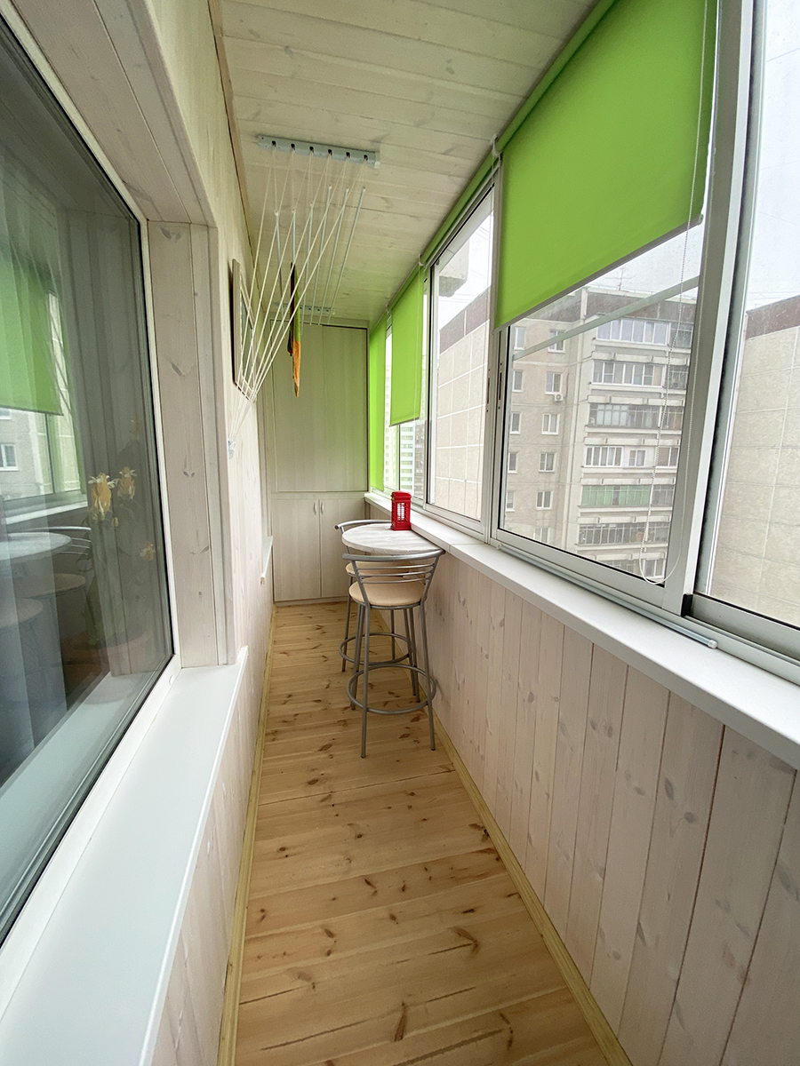 Раздвижные алюминиевые балконы