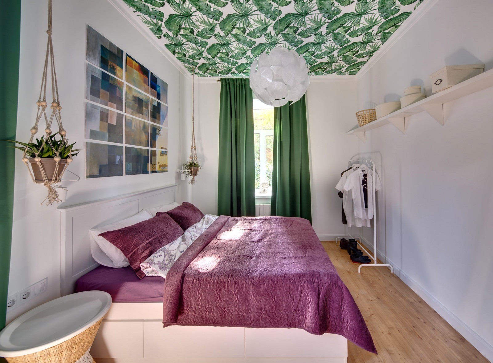 Натяжной потолок с фотопечатью в эко-стиле Натяжной потолок с фотопечатью в эко-стиле