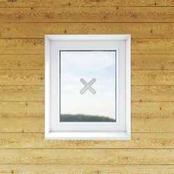 Окно глухое 500*600 мм