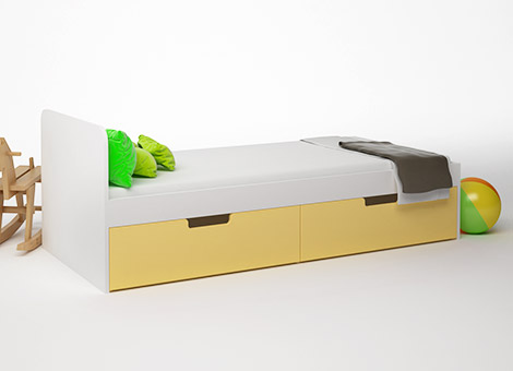 Кровать 2 ящика