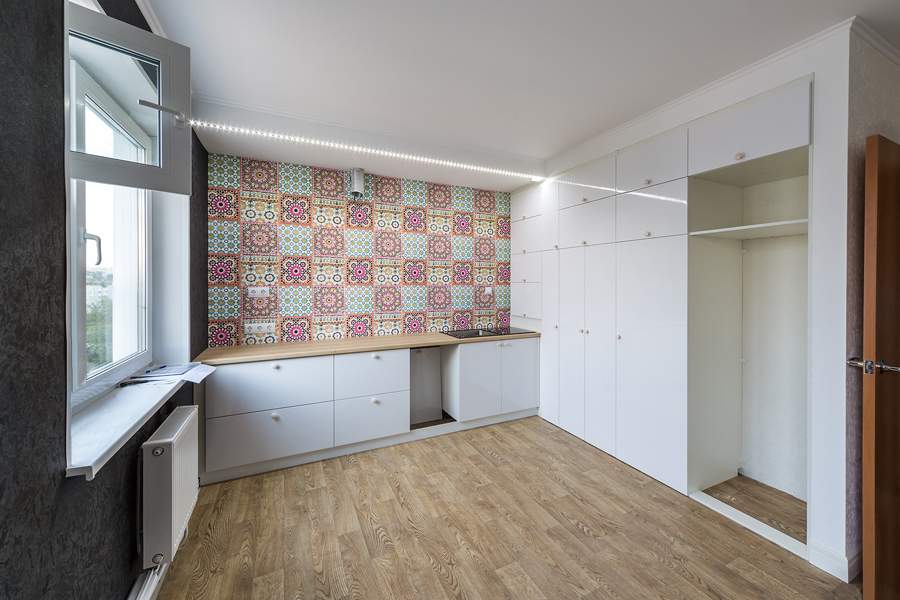 Кухня "Белый глянец"