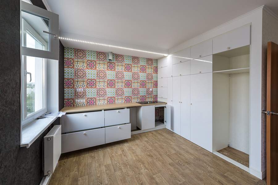 Кухня "Белый глянец"