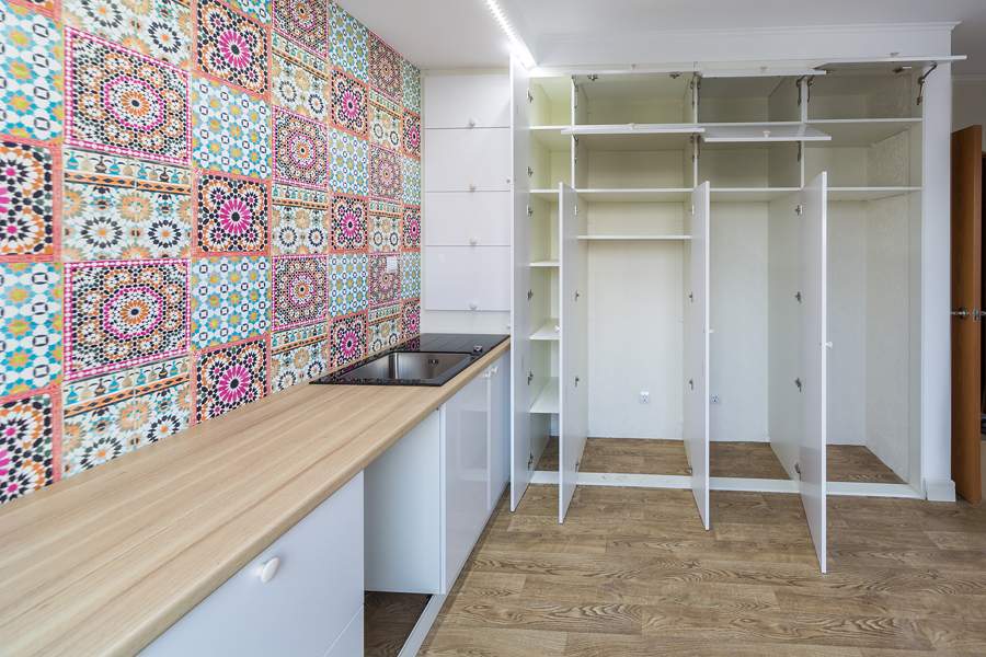 Кухня "Белый глянец"