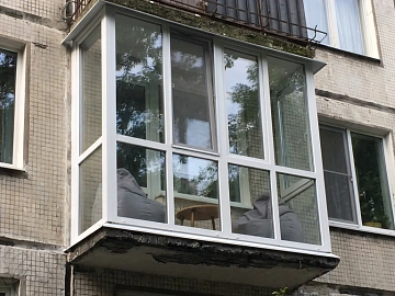 ПВХ балкон панорамный