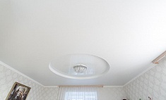 Потолок с подсветкой в спальню
